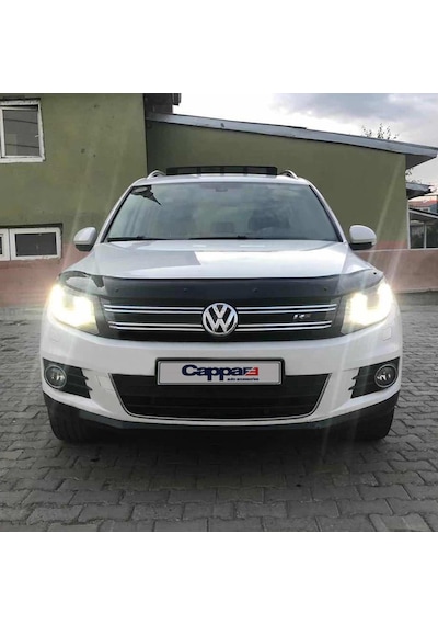 Cappafe Vw Tiguan Ön Kaput Koruyucu Rüzgarlık 4Mm Abs 2008-201