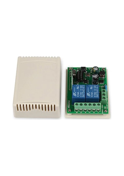 2 Kanallı, 220 Volt 433 Mhz. Uzaktan Kumandalı Modül. 1 Kumanda