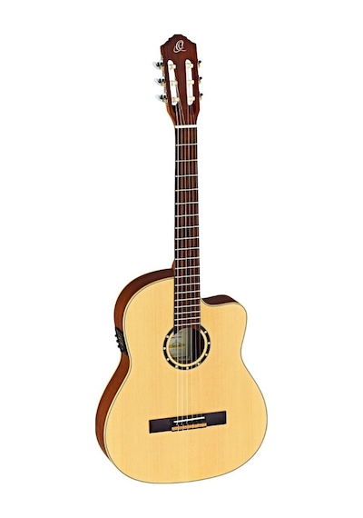 Ortega Rce125Sn Thinline Maguspro System Elektro Klasik Gitar Na