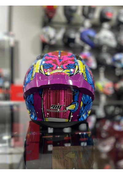 Mts 801 Azure Kapalı Kask Pembe - Sarı