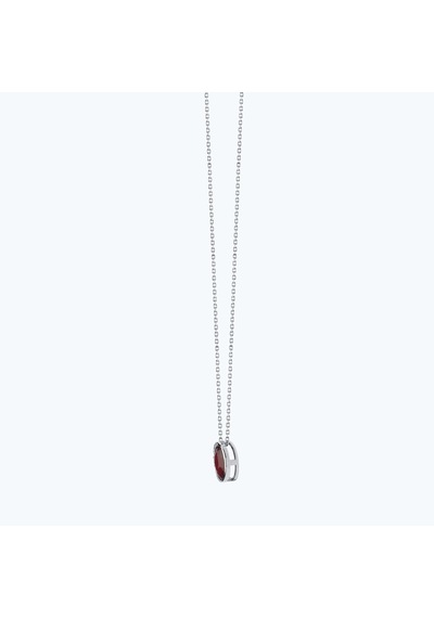 Altınbaş Pırlanta Yakut Oval Kolye Mdd114y-14k Altın