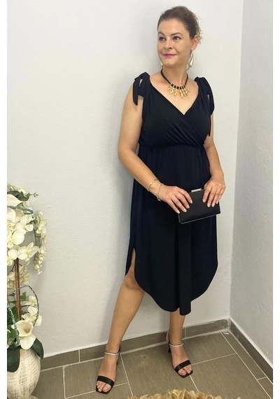 Mia Butik Kadın Siyah Helen Elbise Siyah