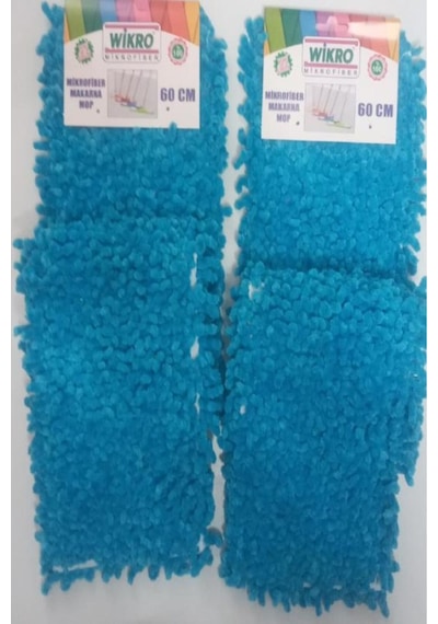 Wikro 3 Adet Mikrofiber Makarna Mop 60 Cm
