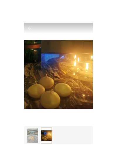 Iv Candles Beyaz 6'lı Suda Yüzen Terapi Mum Beyaz