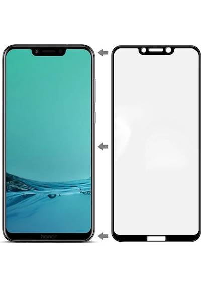 Huawei Honor Play Full Glue Tempered Full Cam Ekran Koruyucu- 5775 Mh-hs7850-6094