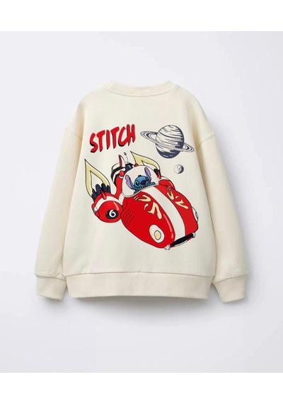 Seabubbles Stitch Çocuk Sweatshirt St09534 Bej