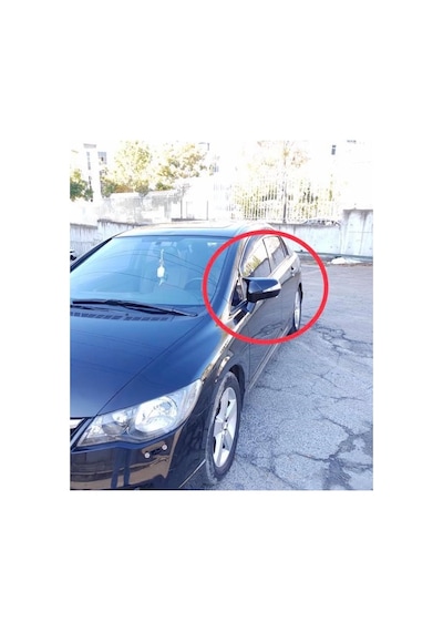 Civic Fd6 Batman Yarasa Ayna Kapağı Piano Black 2006 - 2011