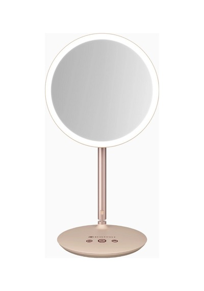 Beautifect Glow Flex Zoom 3 Kat Büyütmeli Lüks Makyaj Aynası Makyaj Aynaları Bej