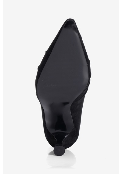 Mubiano Kadın Süet Stiletto Sivri Burun Büzgü Detaylı Topuklu Ayakkabı Dova Siyah Siyah Süet Mubiano Kadın Süet Stiletto Sivri Burun Büzgü Detaylı Topuklu Ayakkabı Dova Siyah Siyah Süet