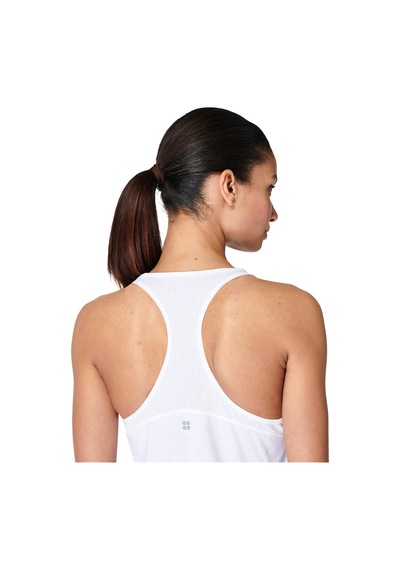 Sweaty Betty Breathe Easy Run Kadın Tank Top Beyaz