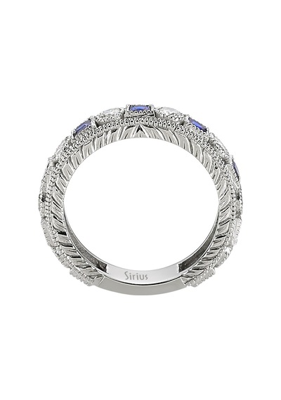 Sirius Pırlanta Ve Safir Taşlı Tamtur Yüzük 0807R0013