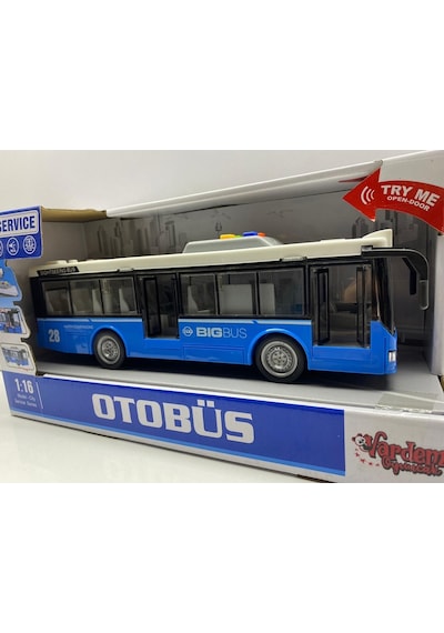 Oyuncak Otobüs Sesli Işıklı Kapılar Açılabilen Kaliteli Oyuncak Otobüs Okul Otobüsü Diğer