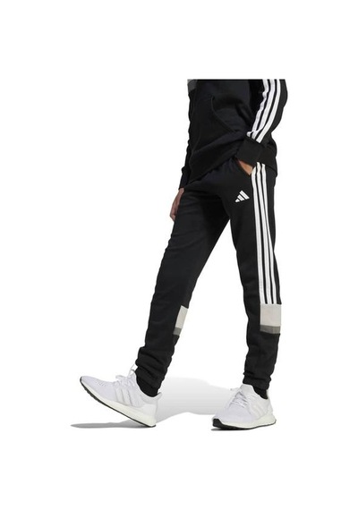 Adidas 3 Stripes Tiberio Çocuk Siyah Eşofman Altı