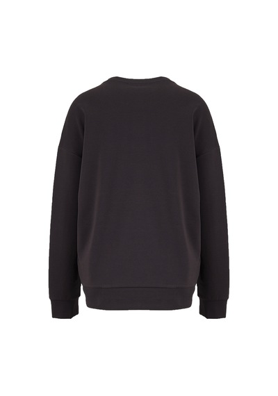 Jeep Kahverengi Kadın Bisiklet Yaka Relaxed Baskılı Sweatshirt J5wl-swt7089 Kahve