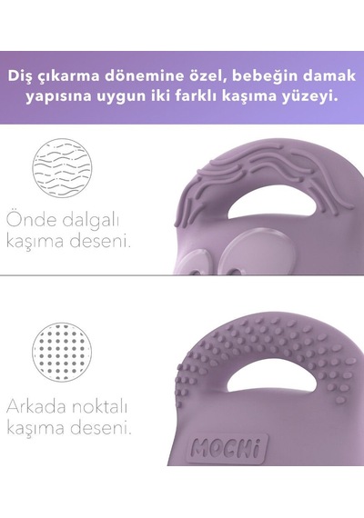Mochi Diş Kaşıyıcı Lila Belirtilmemiş Çok Renkli