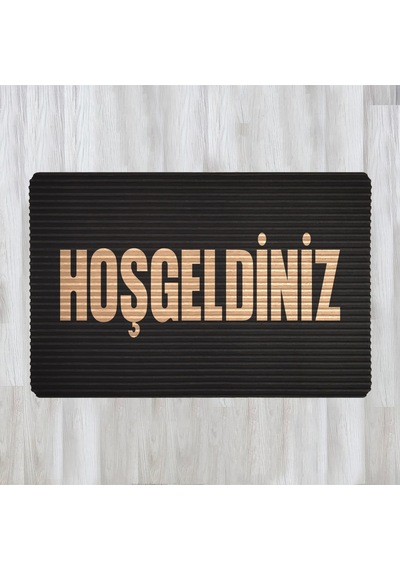 Evaşk Kapı Önü Paspası Vinil Kaymaz Tabanlı 40 X 60 Uvrub066-2