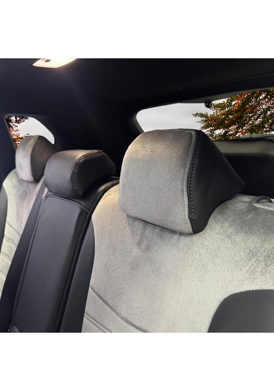 Toyota Corolla Cross Uyumlu Araca Özel Oto Koltuk Kılıfı 158528 Siyah-füme