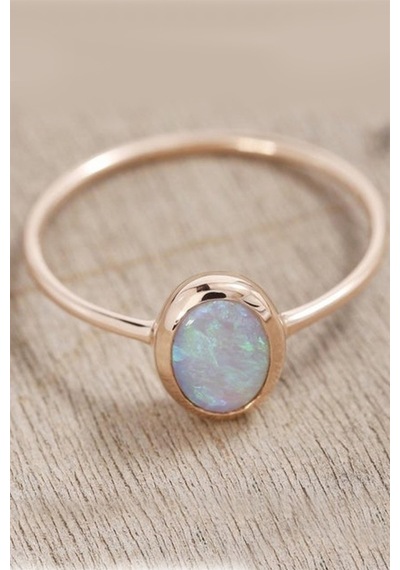 Opal Tasli Yüzük - Ak525