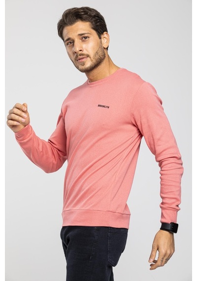 Erkek Bisiklet Yaka Slim Fit Sweatshirt Spr2019k18 001