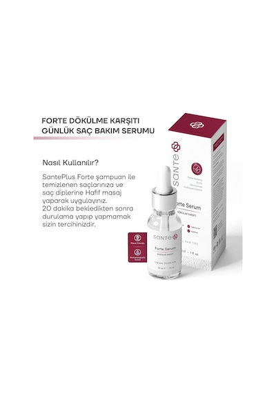 Yoğun Saç Dökülmesi Karşıtı Biotin & Keratin & Ginseng Forte Saç Serumu 30 Ml
