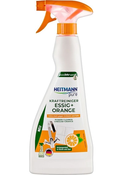 Heitmann Pure Ekstra Güçlü Yüzey Temizleyici Sirke Ve Portakal Özlü Sıvı 500 ML
