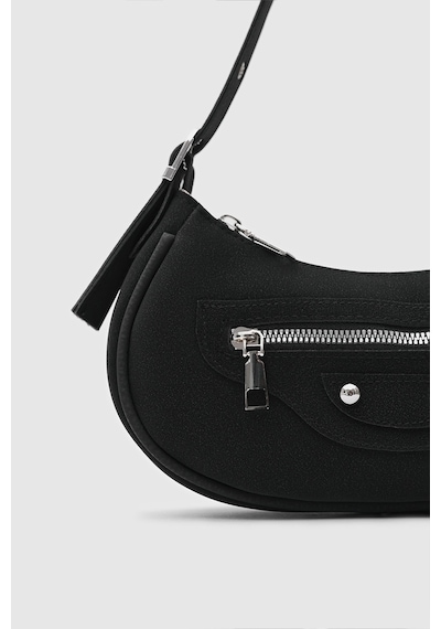 Shule Bags Sandy 90's Retro Baget Çanta Siyah