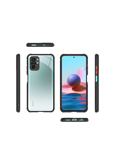 Redmi Note 10s Kılıf Klfs Kaff Kapak - Kırmızı Kirmizi
