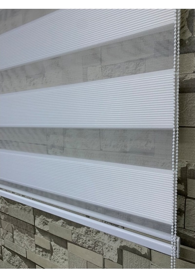 Beyaz Renk Mini Plise Desenli Zebra Stor Perde Tüm Ölçülerde (481204640) Beyaz Renk Mini Plise Desenli Zebra Stor Perde Tüm Ölçülerde (481204640)