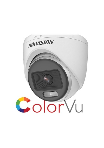 Hıkvısıon Ds-2ce70df0t-pf 2mp 2.8mm Gece Gör.1080p Hd-tvı Colorvu Plastik Dome-20mt.kamera