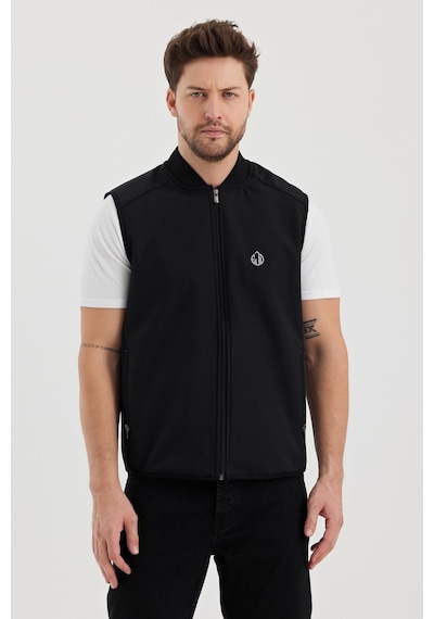 Alexandergardi Alexandergardı Dar Kesim İçi Polar Su İtici Softshell Kumaş Yelek Unı-ylk03 001