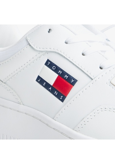 Tommy Hilfiger Retro Basket Kadın Beyaz Spor Ayakkabı En0en02933