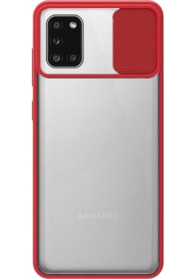 Samsung Galaxy A31 Lensi Açilir Kapanir Kamera Korumali Kilif 496037438