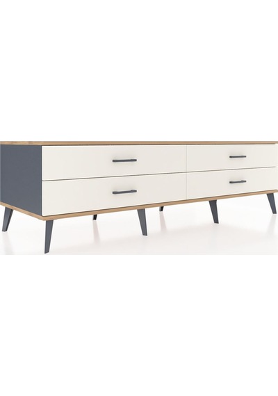 Kronos Tv Ünitesi 4 Çekmeceli 176x59x51 Antrasit-çam/aytaşı Atlas Çam/aytası Kronos Tv Ünitesi 4 Çekmeceli 176x59x51 Antrasit-çam/aytaşı Atlas Çam/aytası