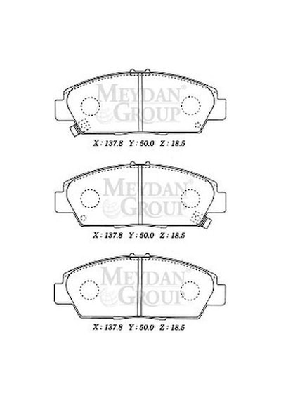 Rover 600 Sd 93/97 Ön Fren Balatası Di Sk 137,8x50x18,5 Daıwa