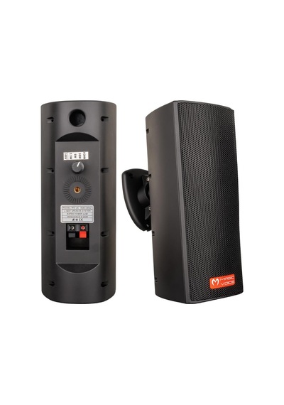 Magicvoice Mv-26 2x7,5 Cm 50w 3 Yollu Siyah Sütun Hat Trafolu Hoparlör 2'li Takım