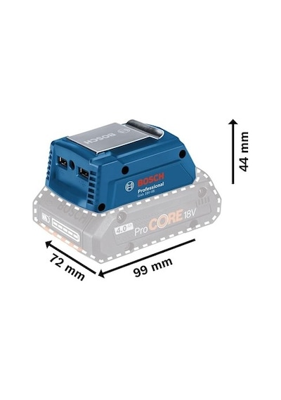 Usb Şarj Adaptörü 18 Volt 71x98x42 Mm Boyut İle Uyumlu