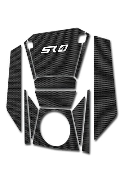 Voge Sr4 Tank Pad Seti Karbon Beyaz