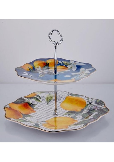 Lamedore Lemons Serisi 2 Katlı Kurabiyelik 20-26 Cm 1jyc-310 Mavi - Sarı