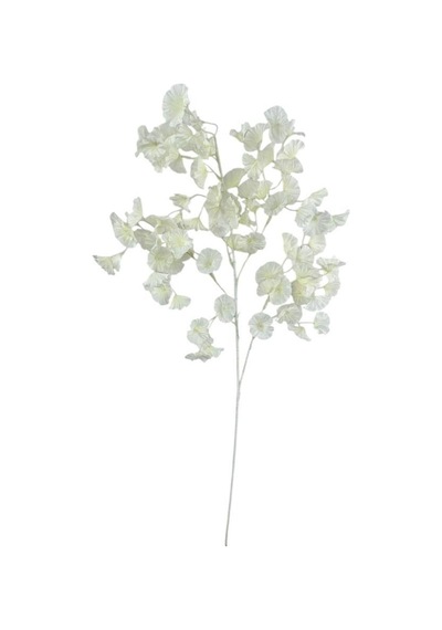 Yapay Çiçek Beyaz Zambak Tek Dal 90 35cm Kumaş Çiçek Uzun Dal