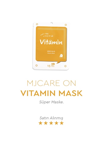 Mj Care On Vitamin Mask -vitamin Maskesi 8809220800221