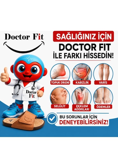 Doctor Fit Refleksoloji Rahatlatıcı,akapunktur Masaj Terliği Beyaz Bayan Terliği 39 Numara
