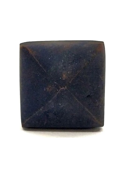Antika Tarz Dekoratif Pirinç Piramit Kabara - 21 Mm, Oksit 25 x 45 MM