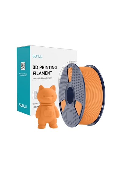 Sunlu Turuncu Pla Mat Filament - 1.75mm - 1 Kg