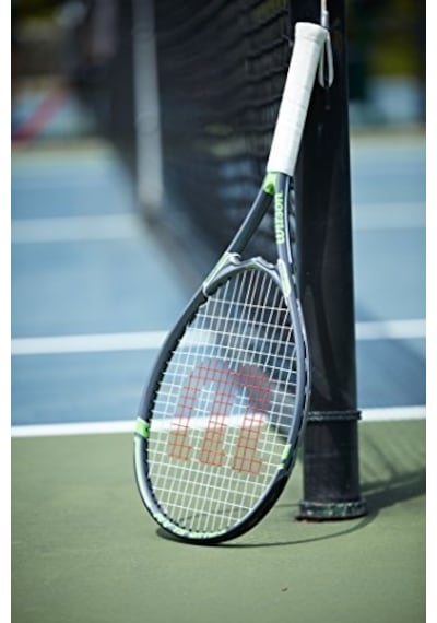 Wilson Tour Slam Adult Strung Tennis Racket, 4 3/8" - Red/black