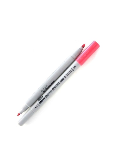 Marvy 1900-B Cartoon Designer Marker 9 Pink