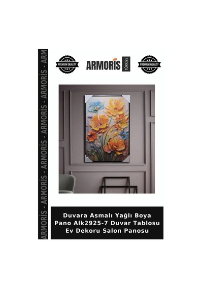 Duvara Asmalı Yağlı Boya Pano Alk2925-7 Duvar Tablosu Ev Dekoru Salon Panosu
