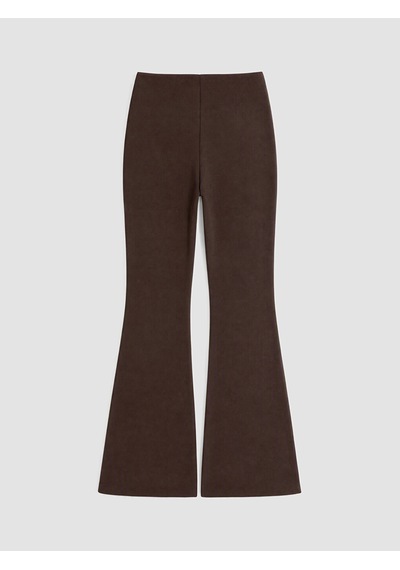 Lcw Modest Kahverengi Dar Fit İspanyol Paça Kadın Pantolon