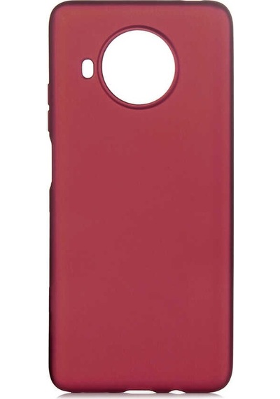 Noktaks - Xiaomi Uyumlu Xiaomi Redmi Note 9 Pro 5g - Kılıf Mat Renkli Esnek Premier Silikon Kapak - Mürdüm
