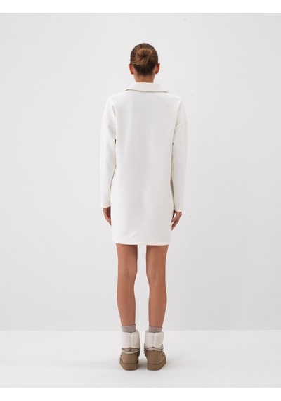 Xint Ekru Oversize Pamuklu Elbise 286227