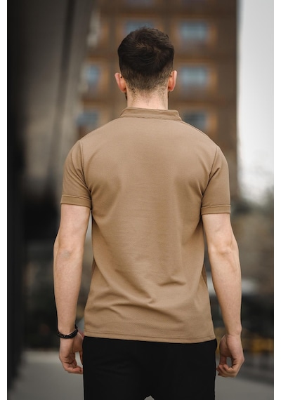 Oksit Erkek Slim Fit Kısa Kol Hakim Yaka Erkek Gömlek 001